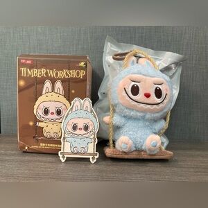 Pop Mart The Monsters Timber Workshop Labubu- Confirmed Blue